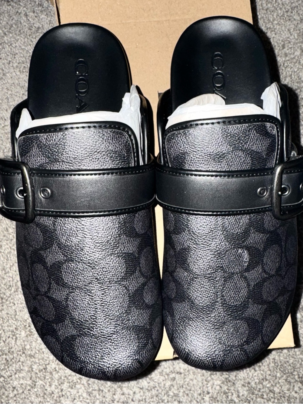 Coach Signature Benjamin Clog Slides